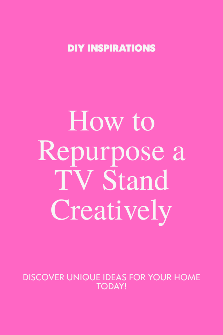 How to Repurpose a TV Stand
