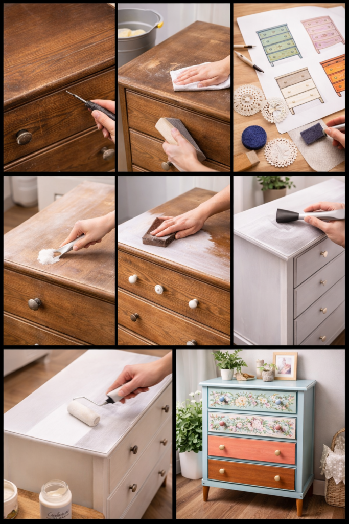 How to Upcycle Chest of Drawers