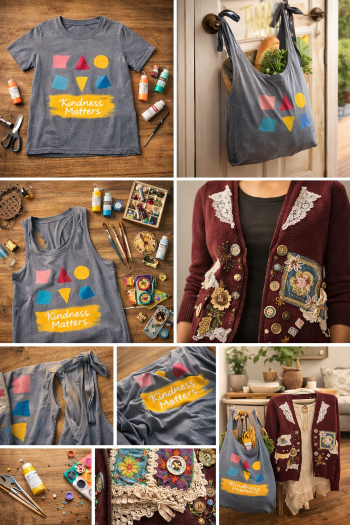How to Upcycle Clothes Without a Sewing Machine