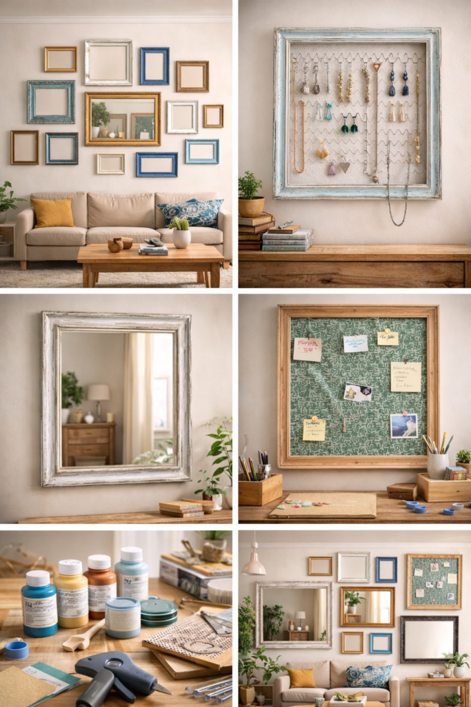 How to Upcycle Picture Frames