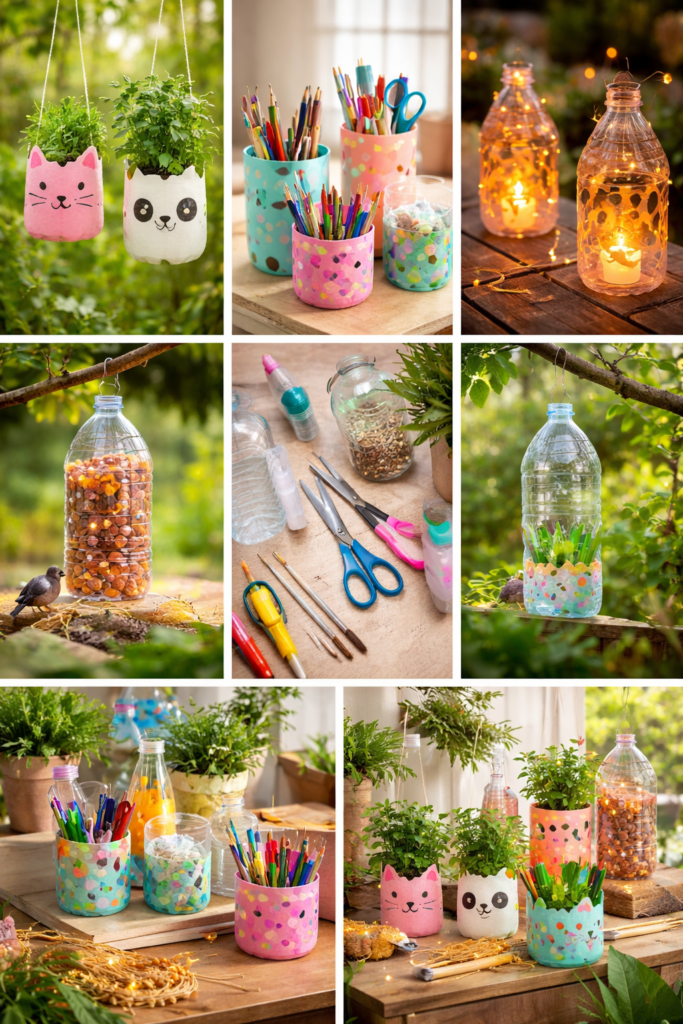 How to Upcycle Plastic Bottles