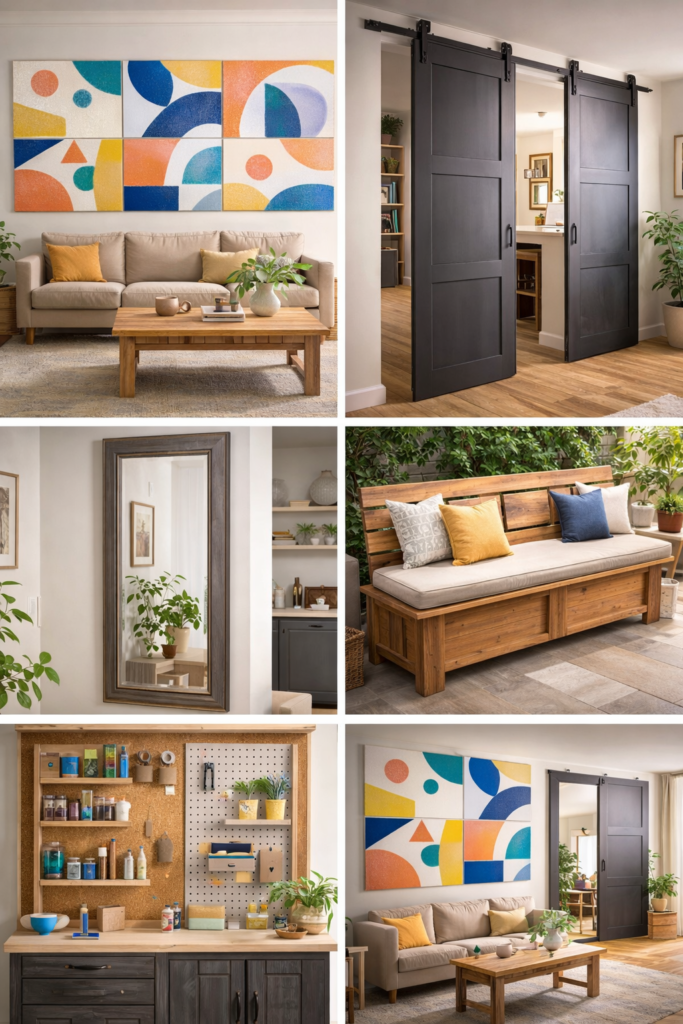 How to Upcycle Sliding Wardrobe Doors