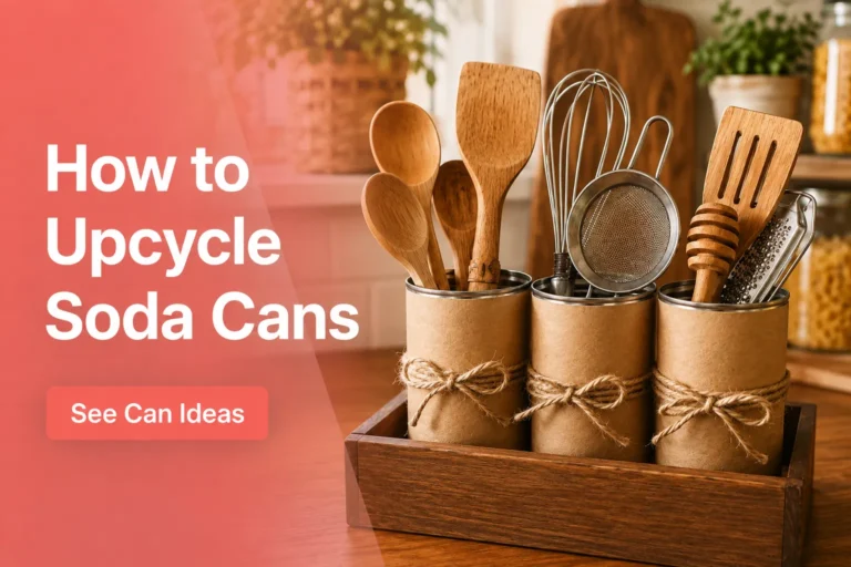 How to Upcycle Soda Cans