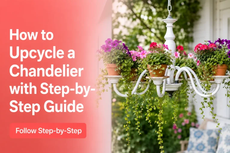 How to Upcycle a Chandelier with Step-by-Step Guide