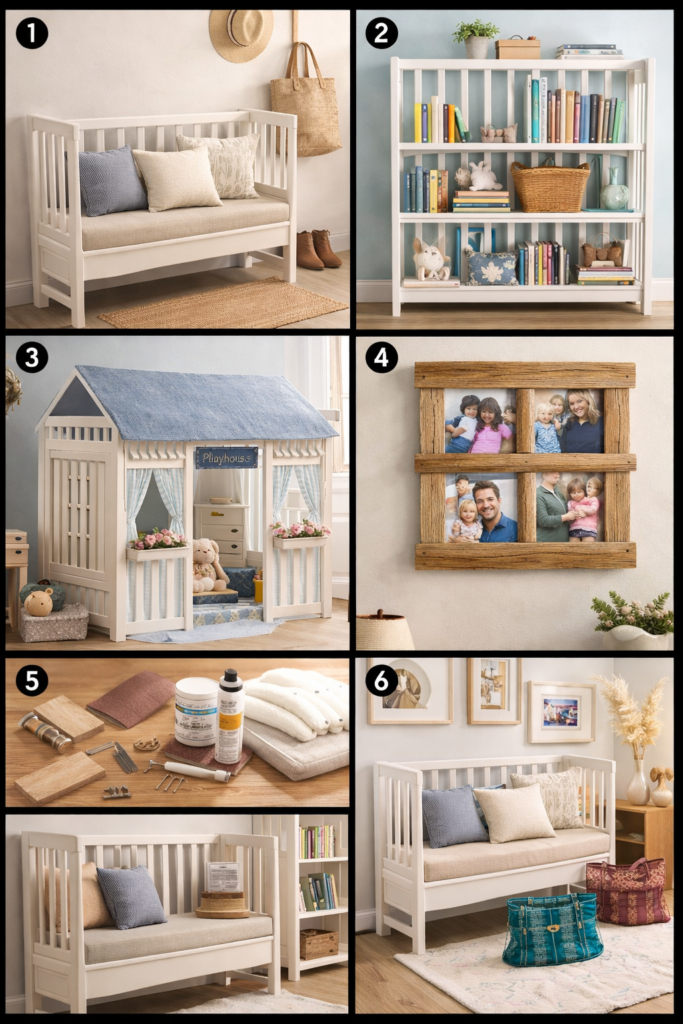 How to Upcycle a Crib