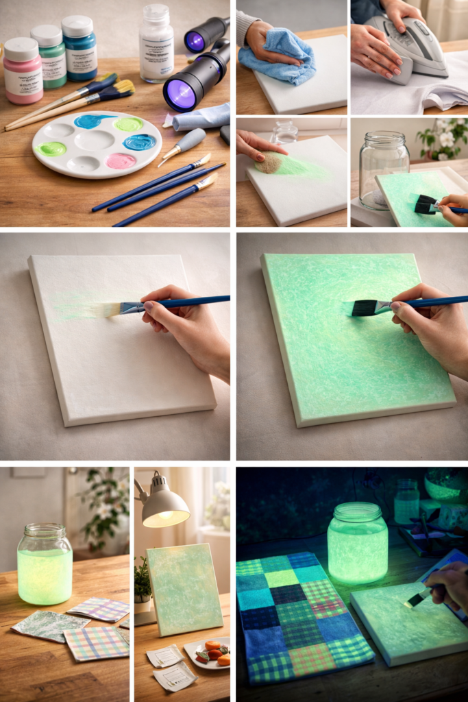 How to Use Glow in the Dark Acrylic Paint