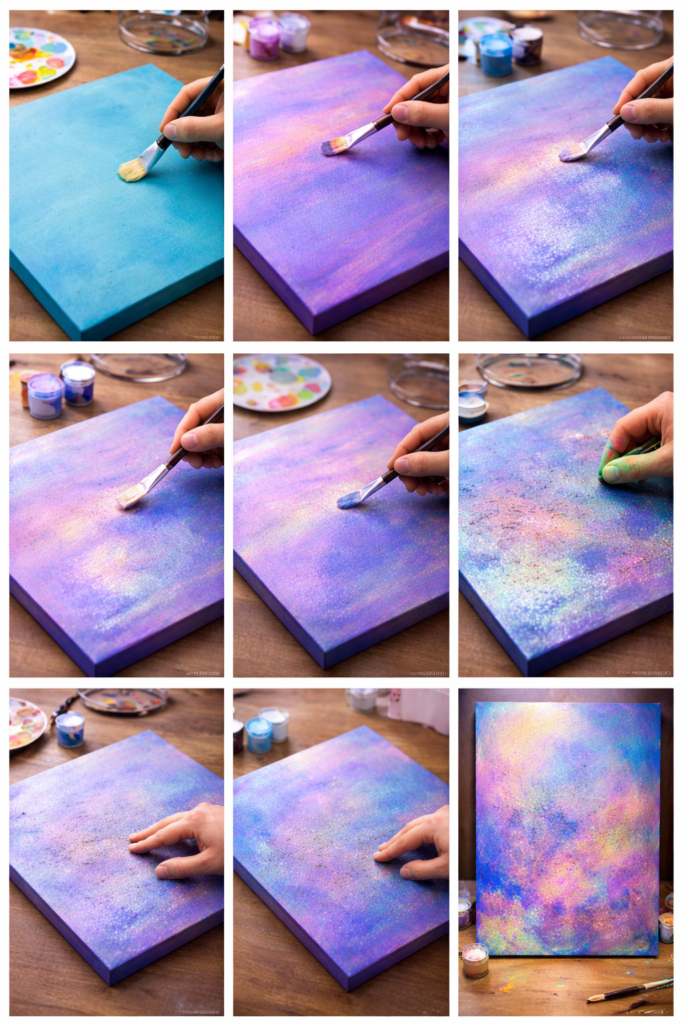 How to Use Iridescent Acrylic Paint