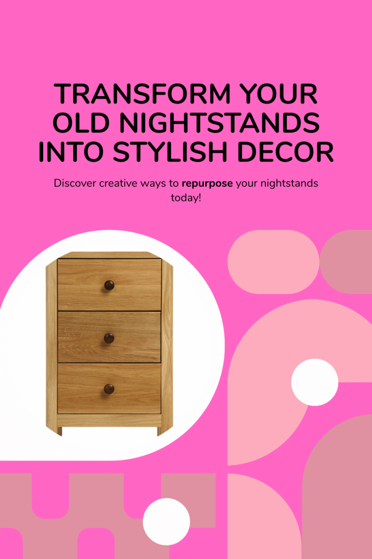 How to Repurpose Nightstands