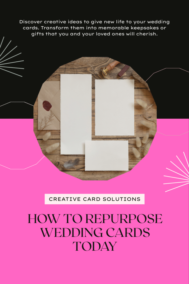 How to Repurpose Wedding Cards