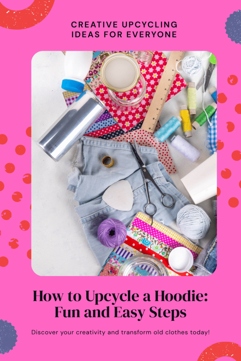How to Upcycle a Hoodie