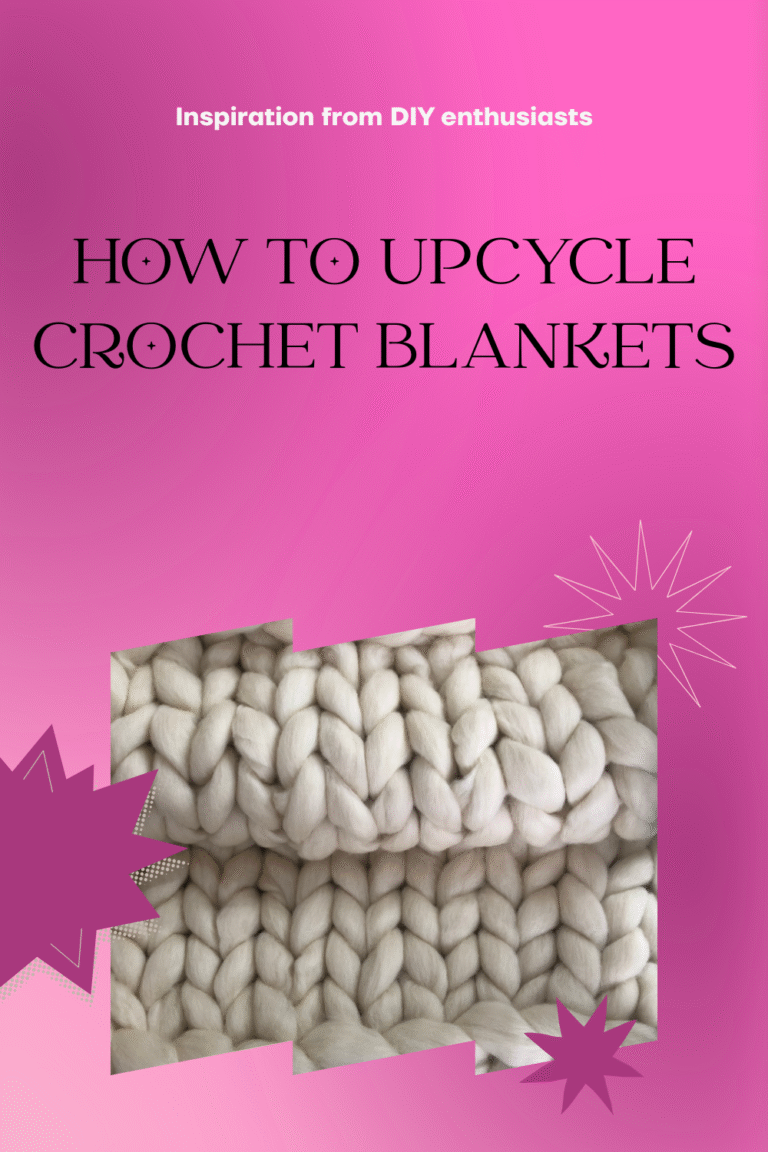 How to Upcycle Crochet Blankets