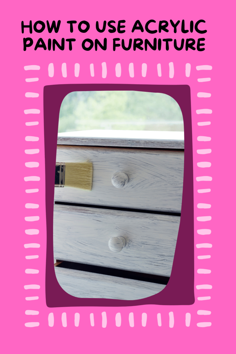 How to Use Acrylic Paint on Furniture