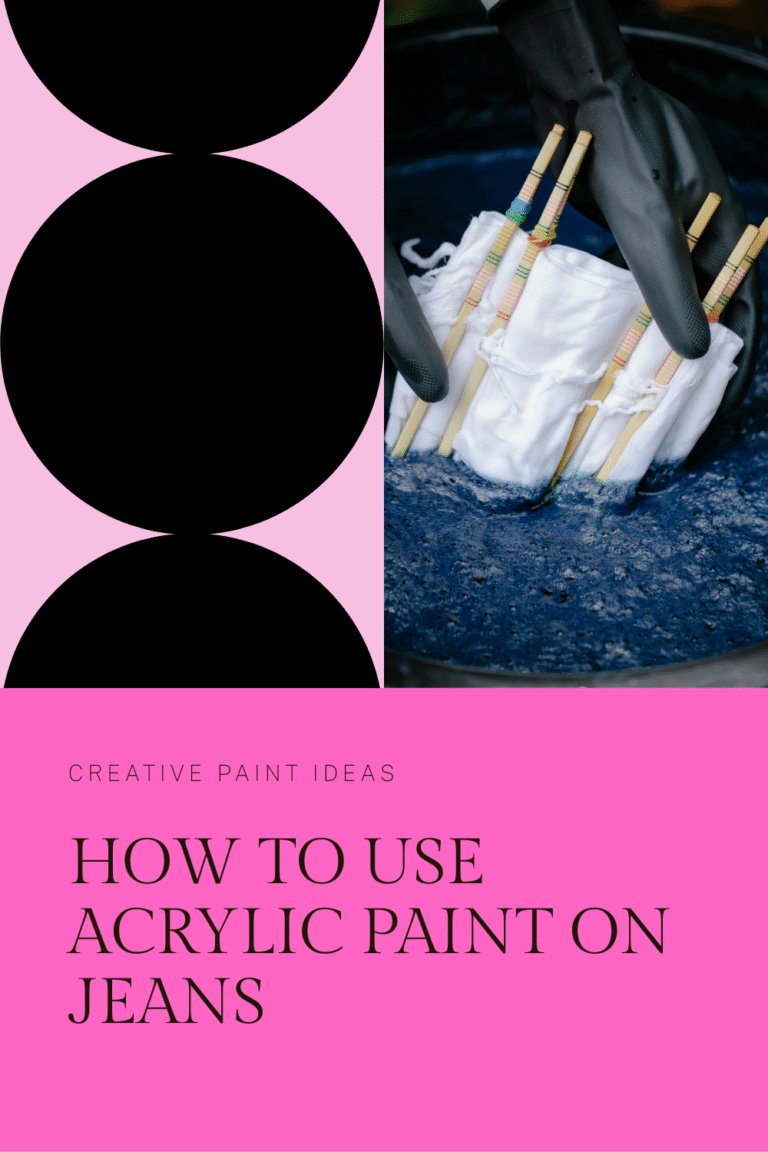 How to Use Acrylic Paint on Jeans