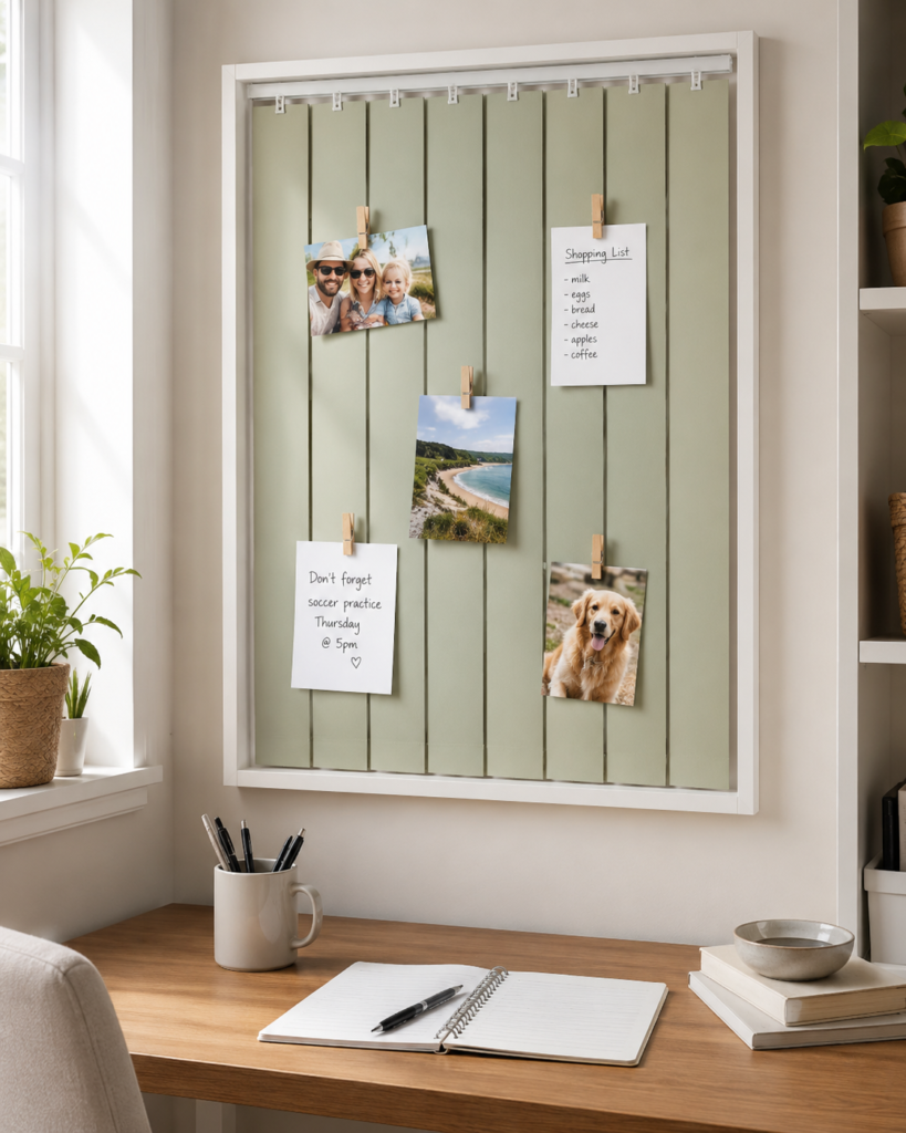 Make a Reconfigurable Memo Board from Full-Length Slats Make a Reconfigurable Memo Board from Full-Length Slats