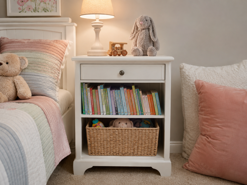 Repurpose a Nightstand as Children’s Book and Toy Storage