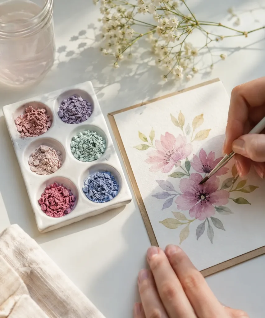 Turn Old Eyeshadow Into Soft Watercolor-Style Paint Turn Old Eyeshadow Into Soft Watercolor-Style Paint