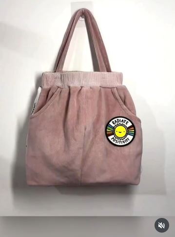 Turn Old Sweatpants Into a Soft Tote Bag