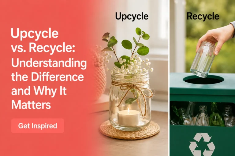 Upcycle vs. Recycle Understanding the Difference and Why It Matters