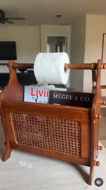 Use the Handle as a Toilet-Roll Holder