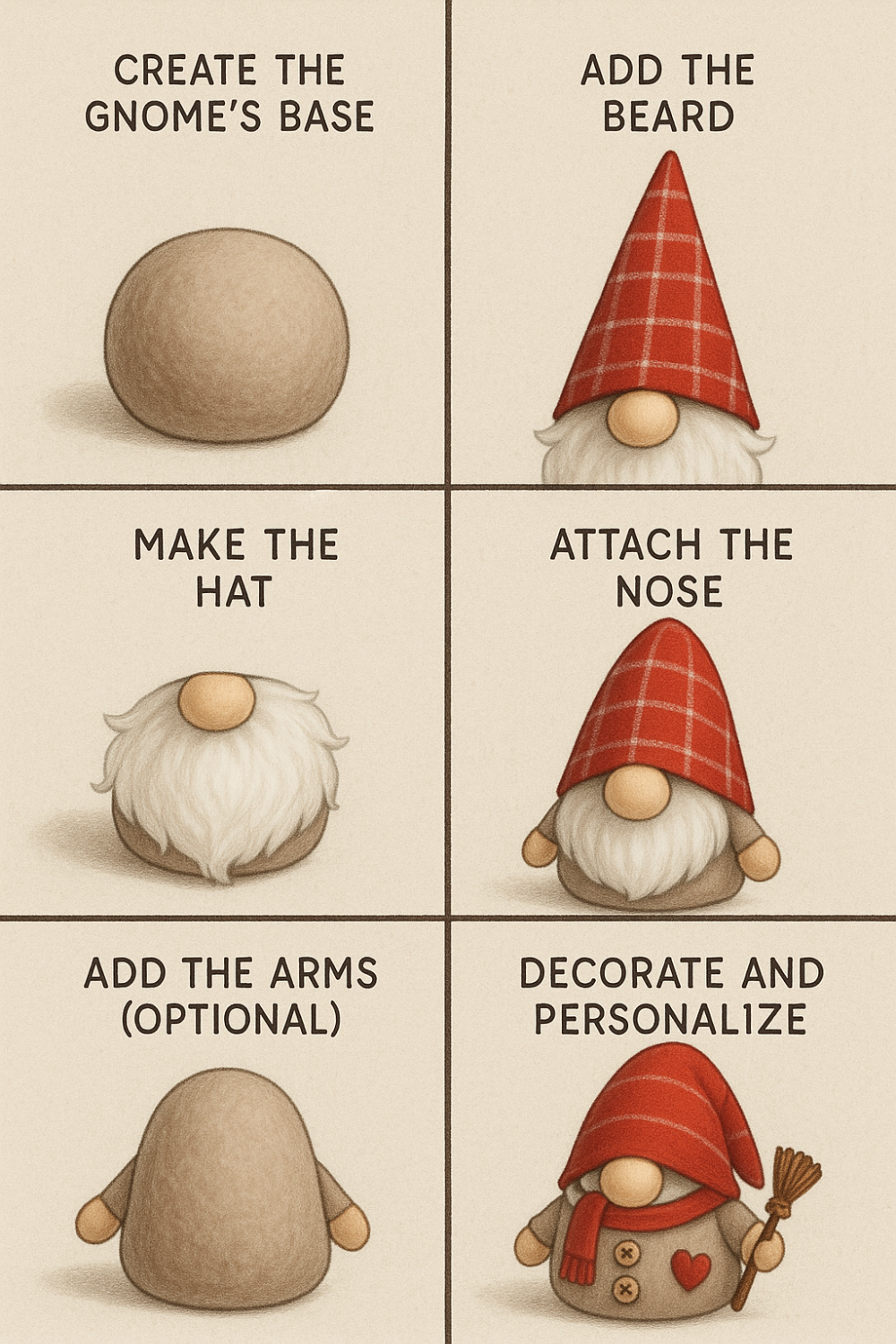 How to Make Easy Scandinavian Gnomes