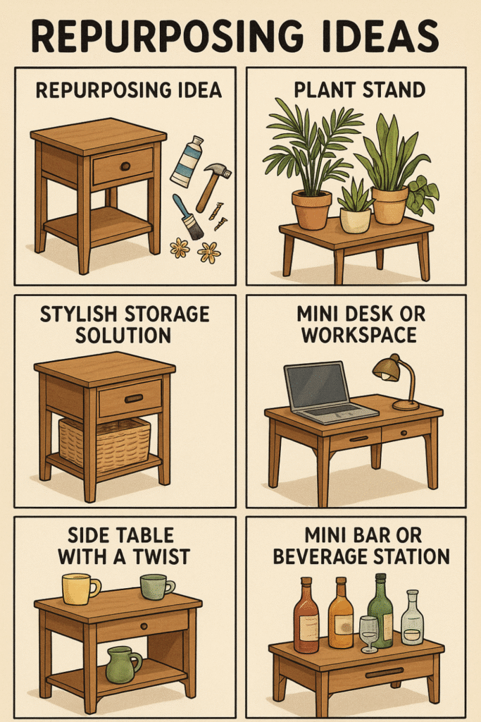 How to Repurpose End Tables
