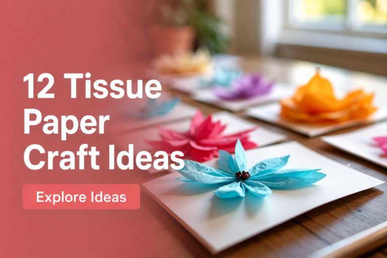 12 Tissue Paper Craft Ideas