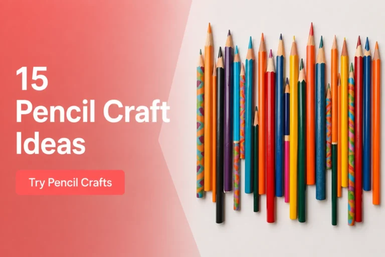 15 Pencil Craft Ideas