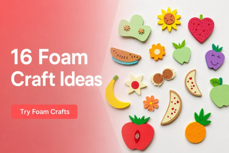16 Foam Craft Ideas