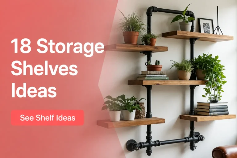 18 Storage Shelves Ideas