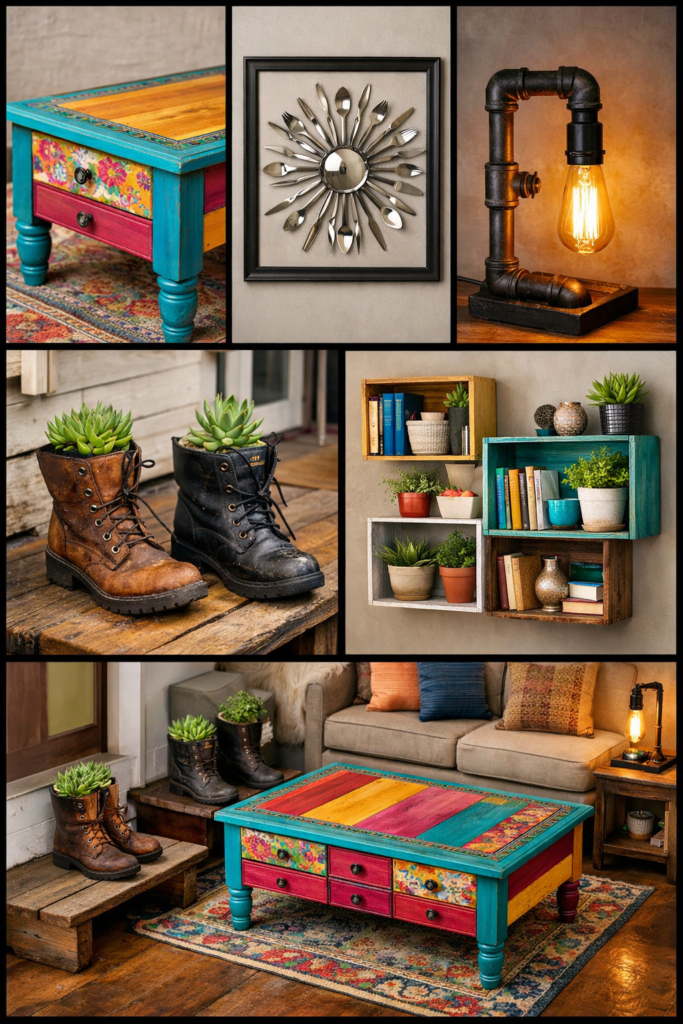 5 Creative Ways to Upcycle for Funky Decor