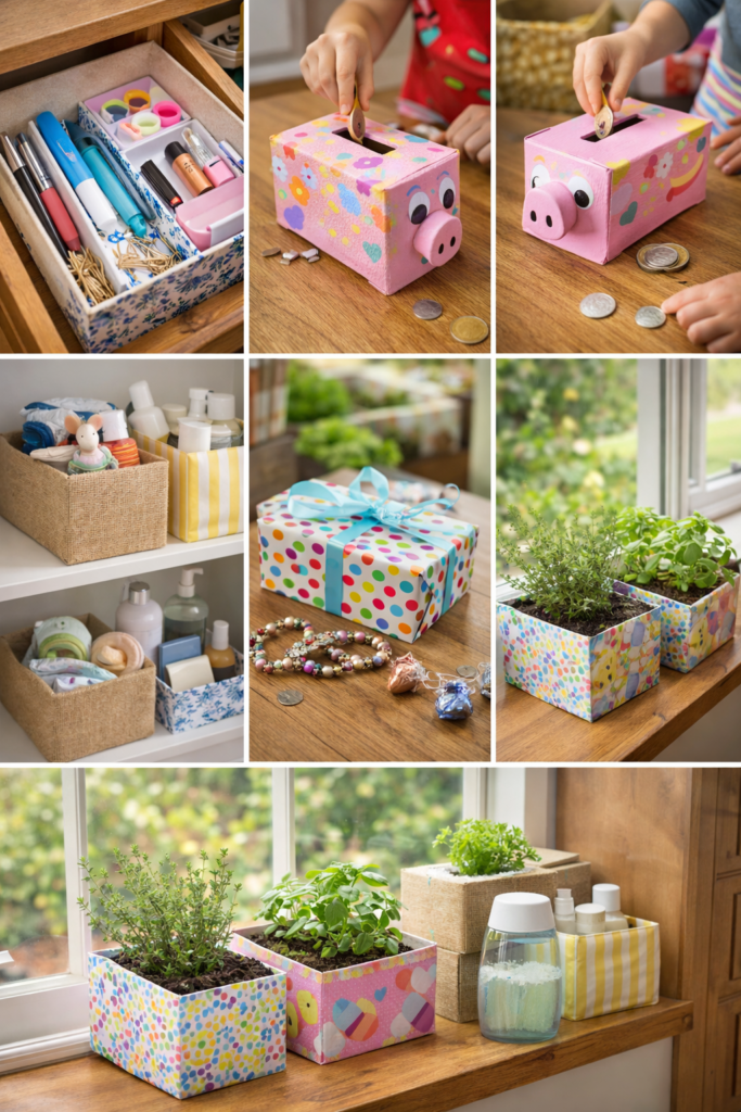5 Creative and Practical Ways to Reuse Tissue Boxes