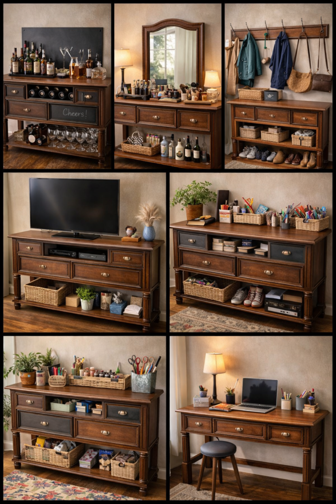 7 Creative Ways to Repurpose Vintage Buffets