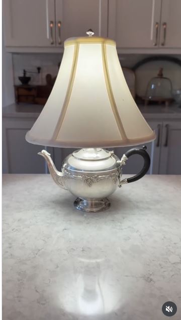 Convert a Vintage Teapot Into a Table Lamp Convert a Vintage Teapot Into a Table Lamp
