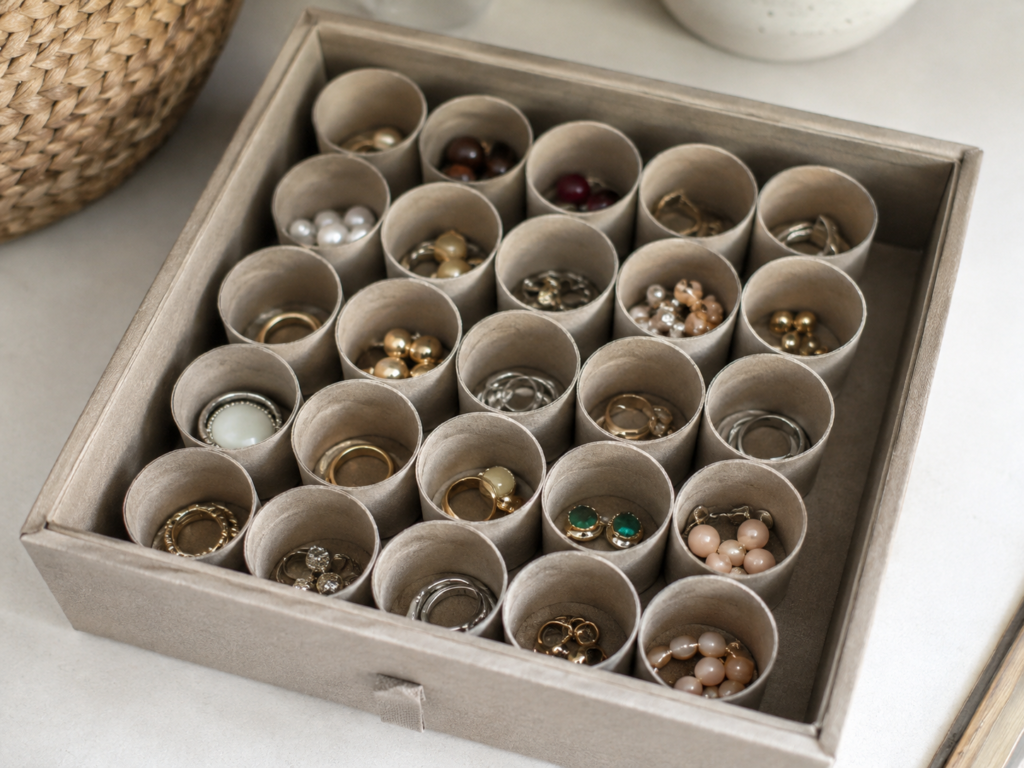 Create Jewelry Compartments Inside a Drawer or Box Create Jewelry Compartments Inside a Drawer or Box