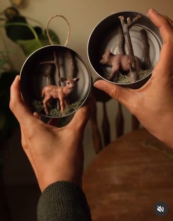 Create a Seasonal Miniature Scene Inside a Milk Tin Create a Seasonal Miniature Scene Inside a Milk Tin