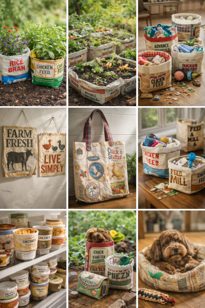 Creative Ways to Reuse Feed Bags