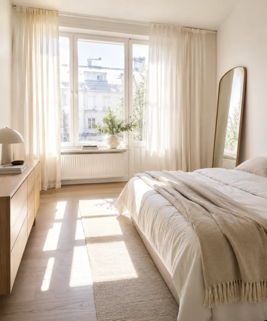 Design Around Natural Light and Keep the Window Area Clear Design Around Natural Light and Keep the Window Area Clear