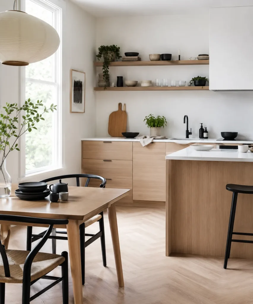 Design a Scandinavian Kitchen With Clean Surfaces and Warm Wood