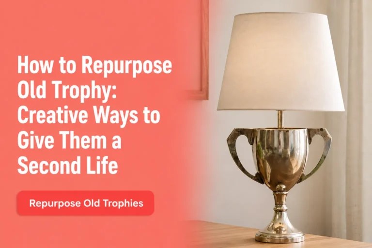 How to Repurpose Old Trophy Creative Ways to Give Them a Second Life