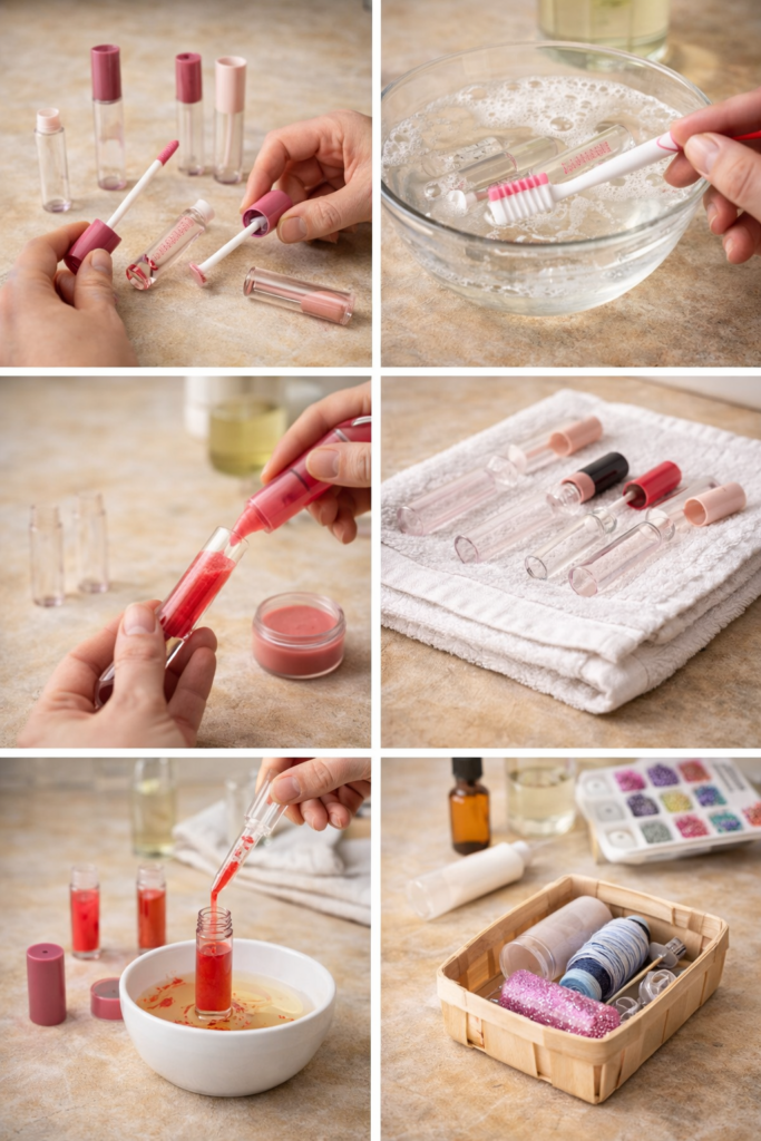 How to Reuse Lip Gloss Tubes Like a Pro