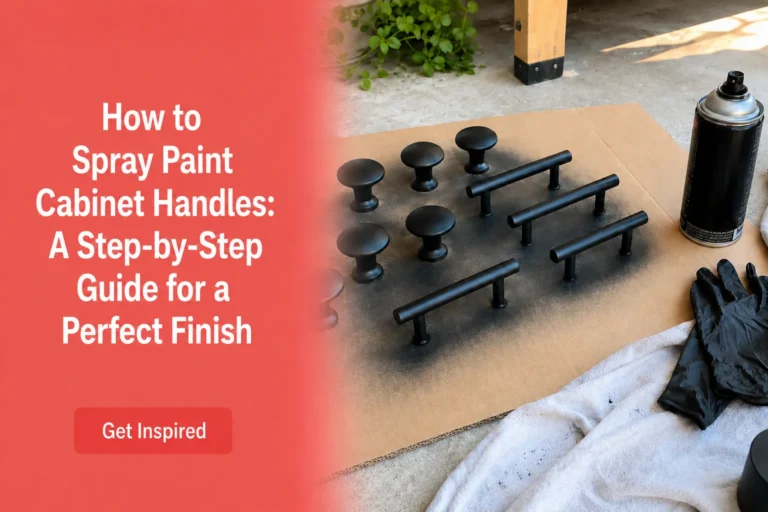 How to Spray Paint Cabinet Handles A Step-by-Step Guide for a Perfect Finish