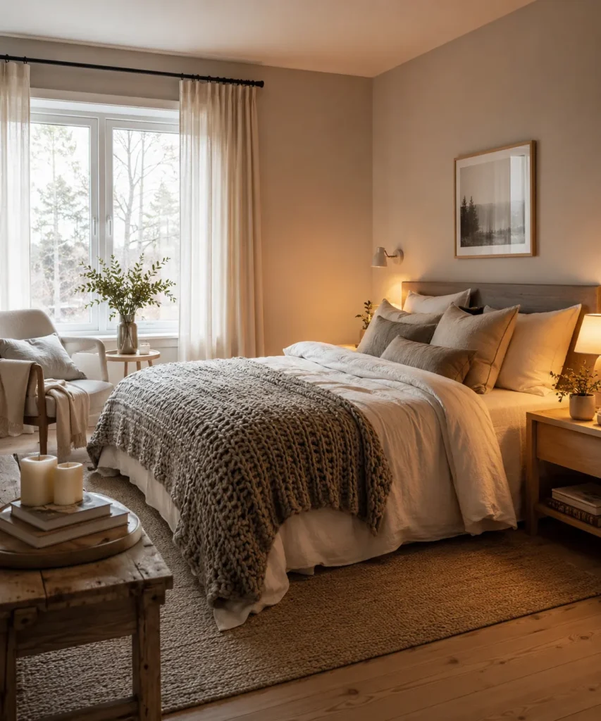 Layer Hygge Warmth With Textiles and Gentle Evening Lighting Layer Hygge Warmth With Textiles and Gentle Evening Lighting