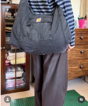 Make a Compact Sling Bag From Cargo Trousers Make a Compact Sling Bag From Cargo Trousers