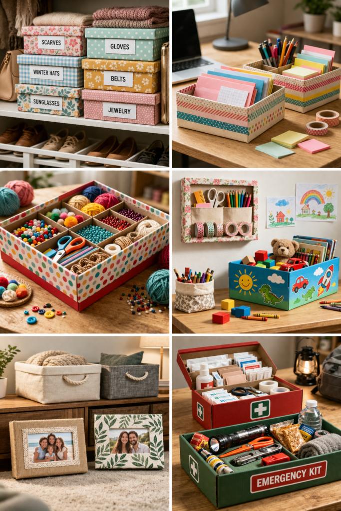 Practical Ways to Reuse Shoe Boxes