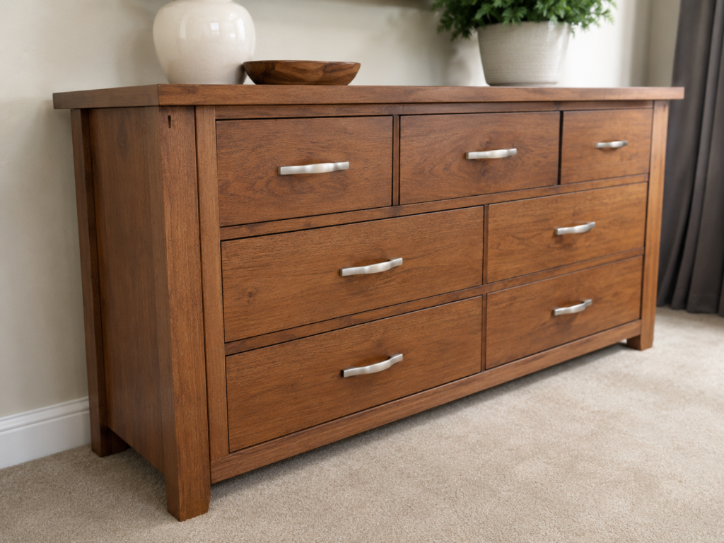 Refresh Warm Wood Furniture With a Brushed-Metal Look Refresh Warm Wood Furniture With a Brushed-Metal Look