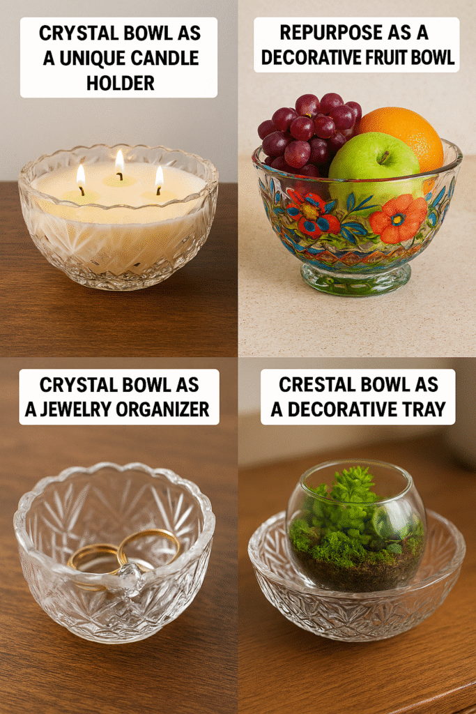 Repurpose Crystal Bowls