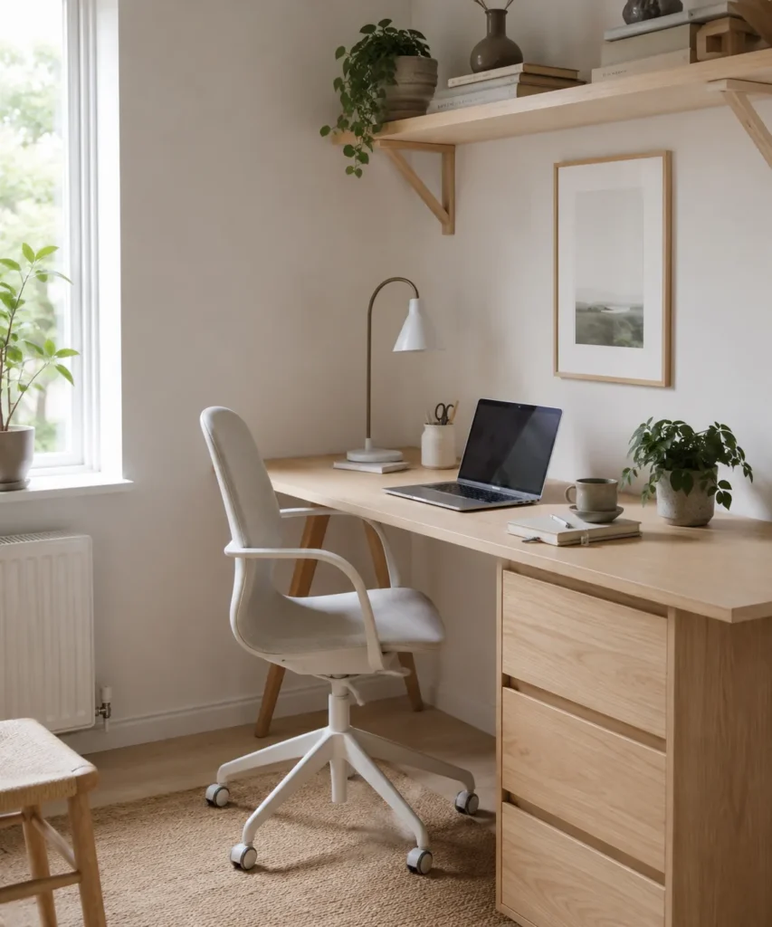 Set Up a Scandinavian Home Office That Feels Focused and Peaceful