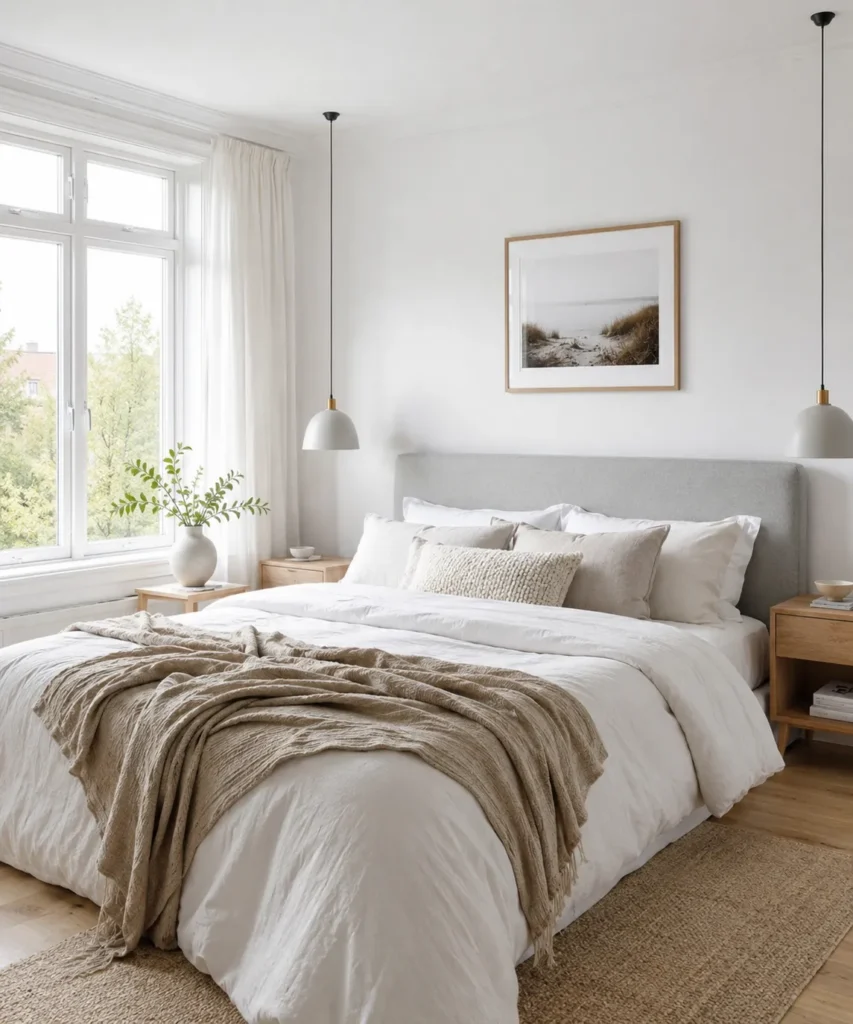 Style a Scandinavian Bedroom That Feels Light, Layered, and Restful