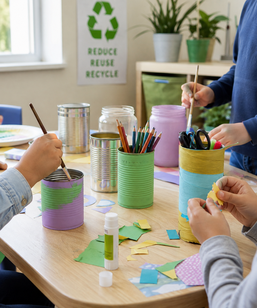 Turn Used Cans and Jars Into Everyday Classroom Organizers Turn Used Cans and Jars Into Everyday Classroom Organizers