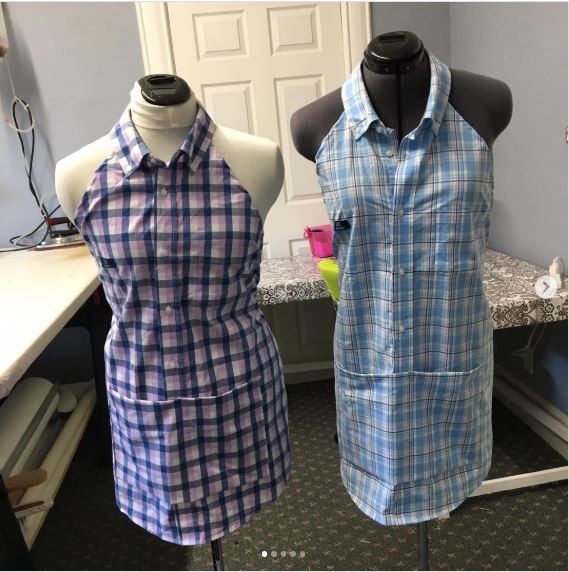 Turn a Button-Up Shirt Into a Practical Apron